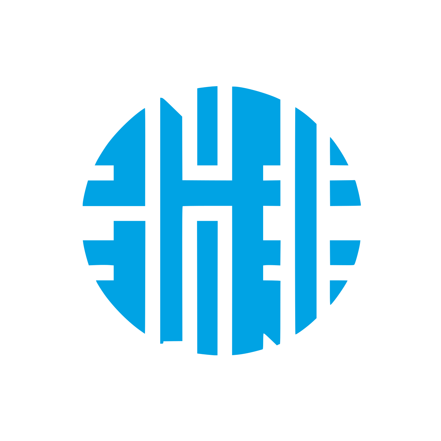 Fence Monogram Logo #00a3e4
