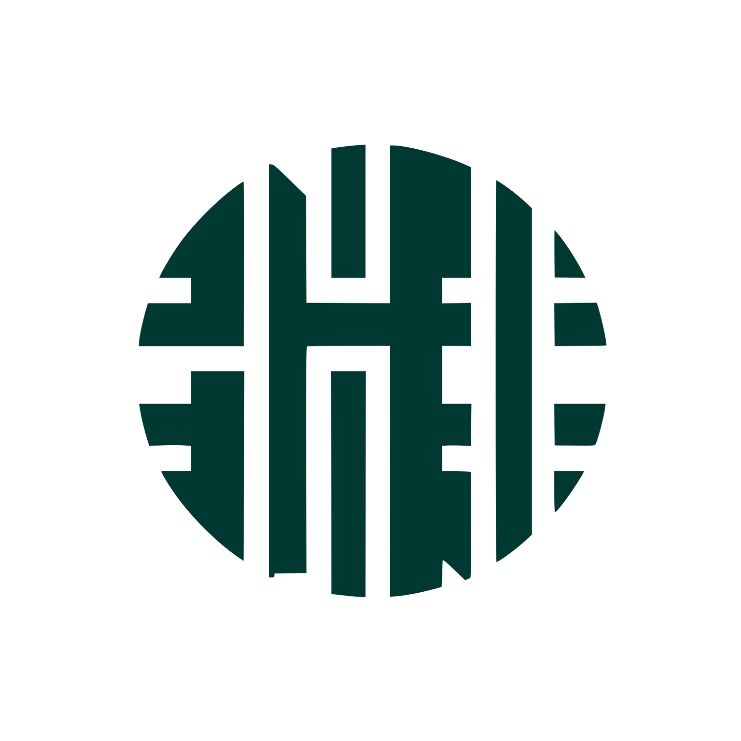 Fence Monogram Logo #003932