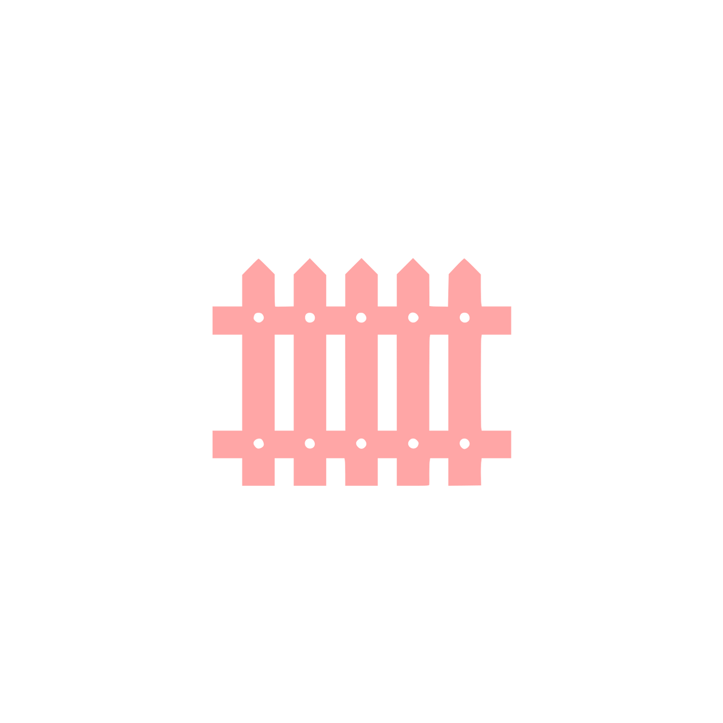Picket Fence Logo #ffa6a6