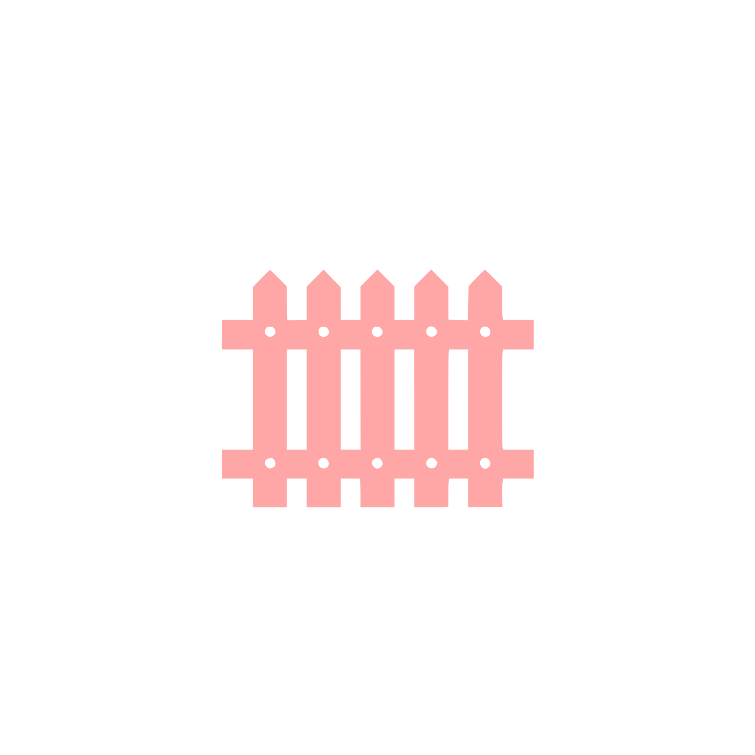 Picket Fence Logo #ffa6a6
