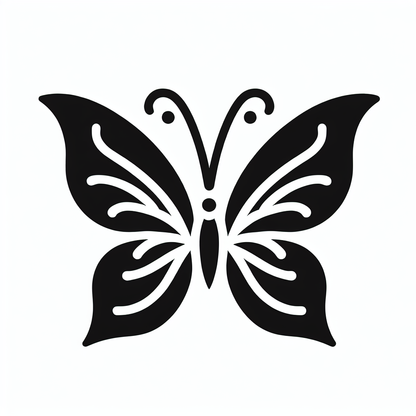 Butterfly Silhouette Logo