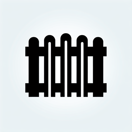 Minimalist Fence Logo
