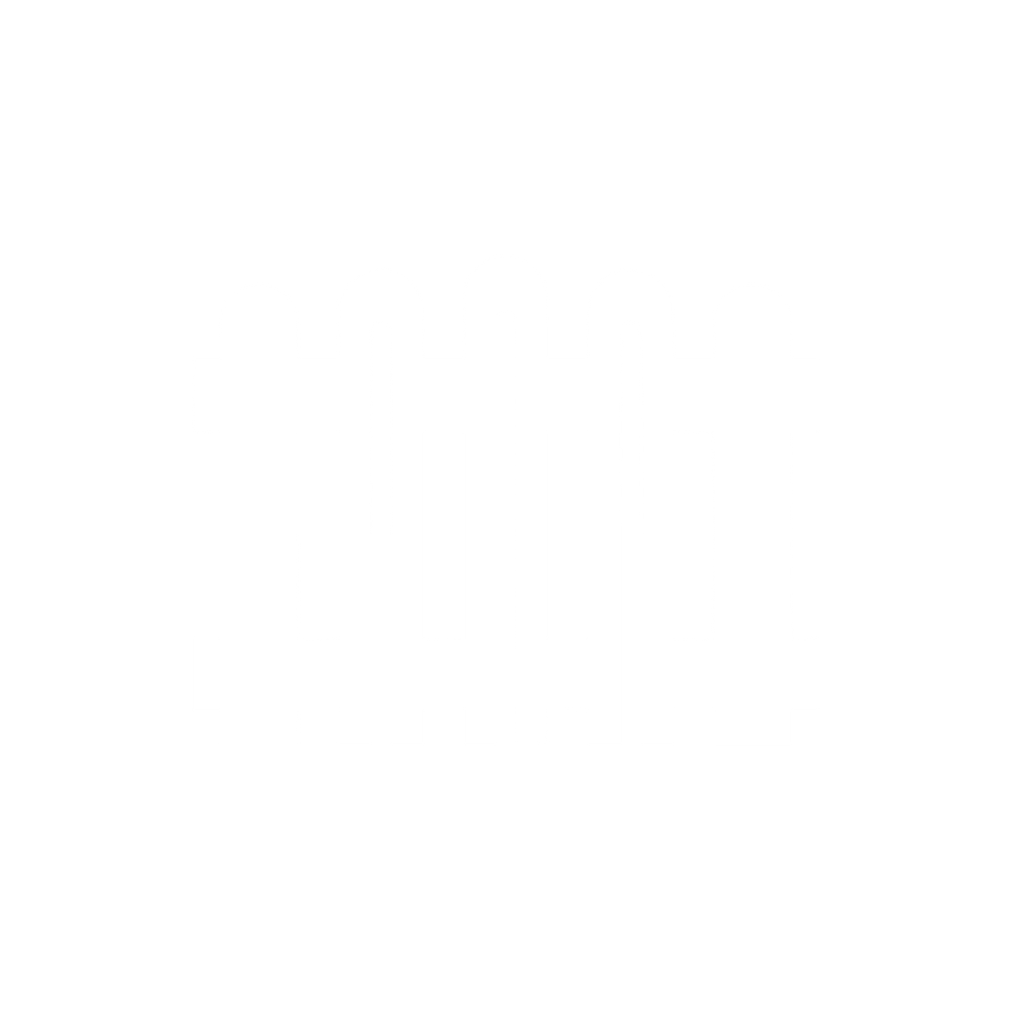 Minimalist Fence Logo #ffffff