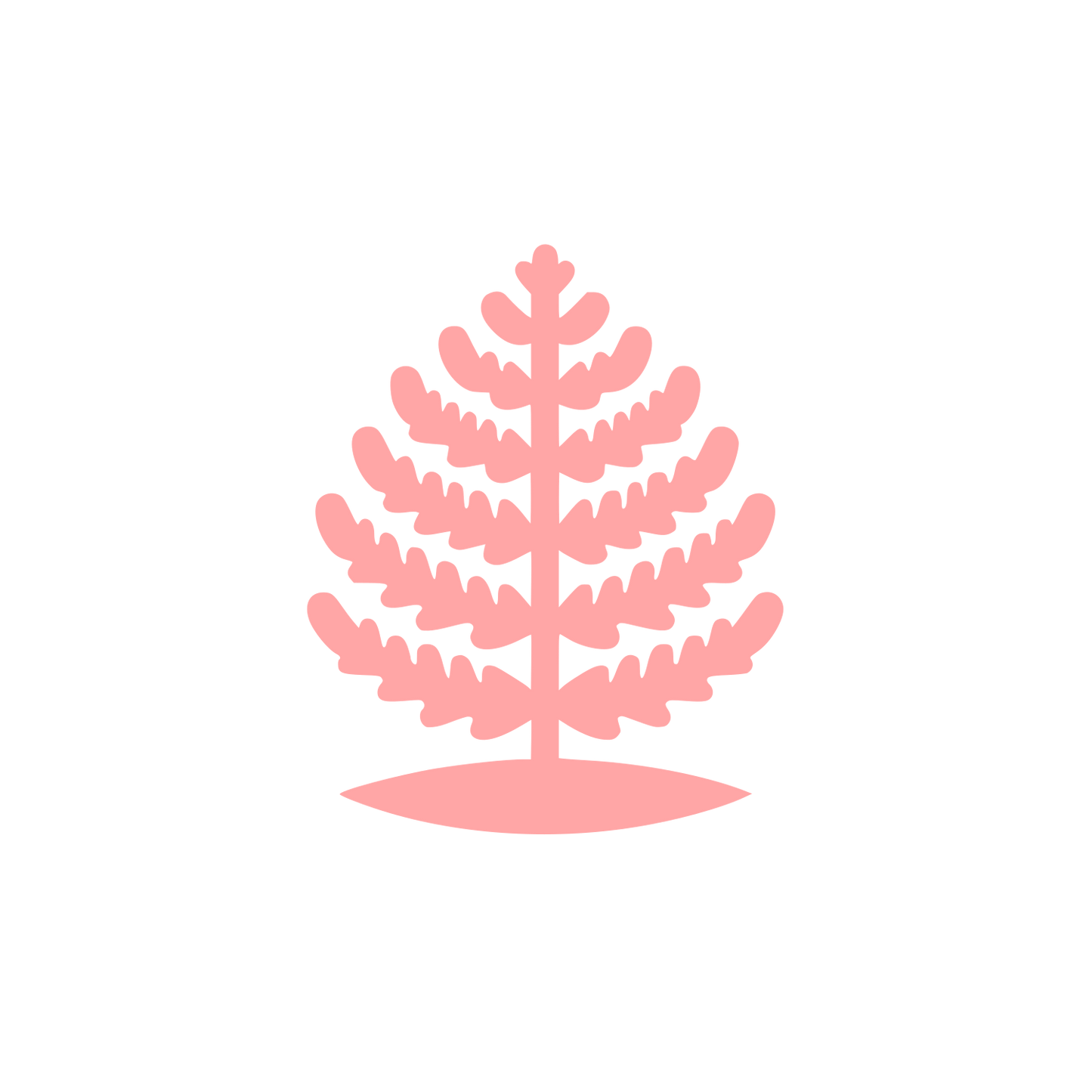 Fern Tree Logo #ffa6a6