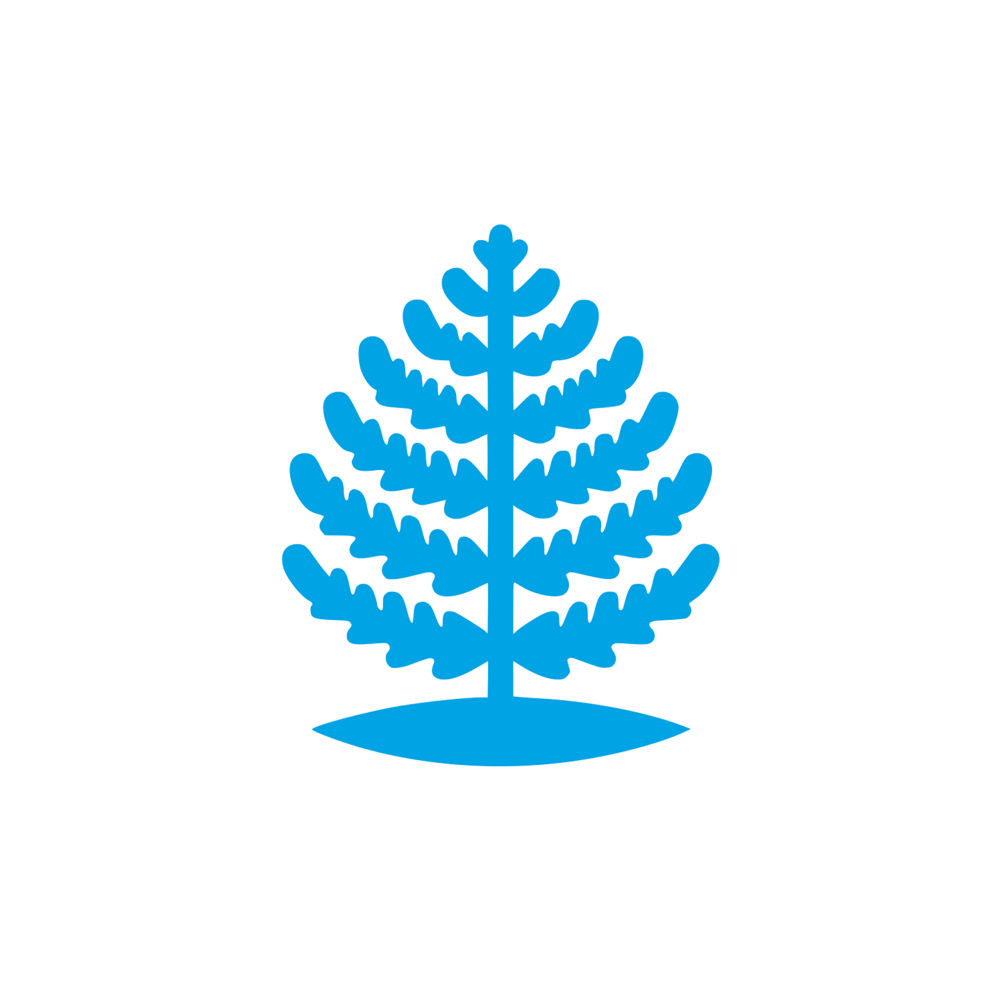 Fern Tree Logo #00a3e4