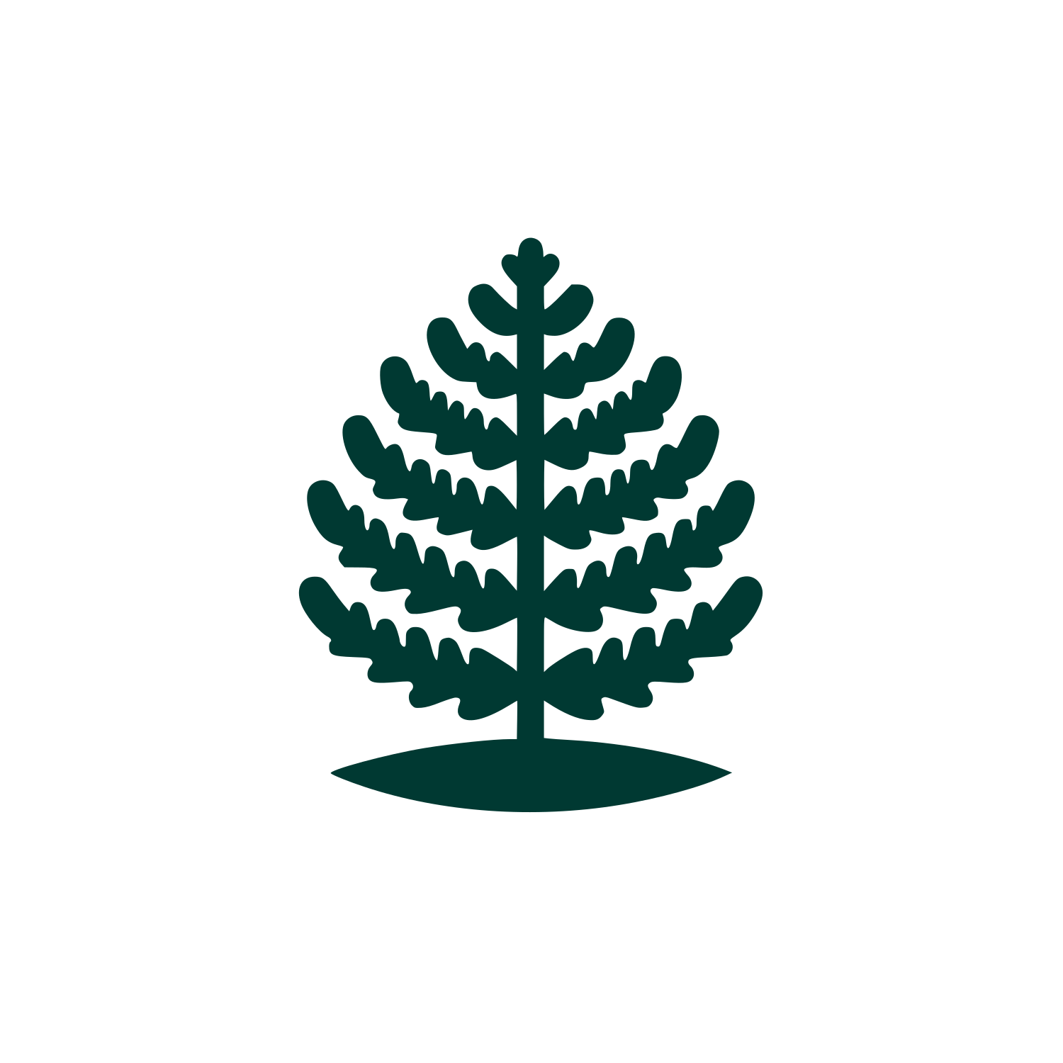 Fern Tree Logo #003932