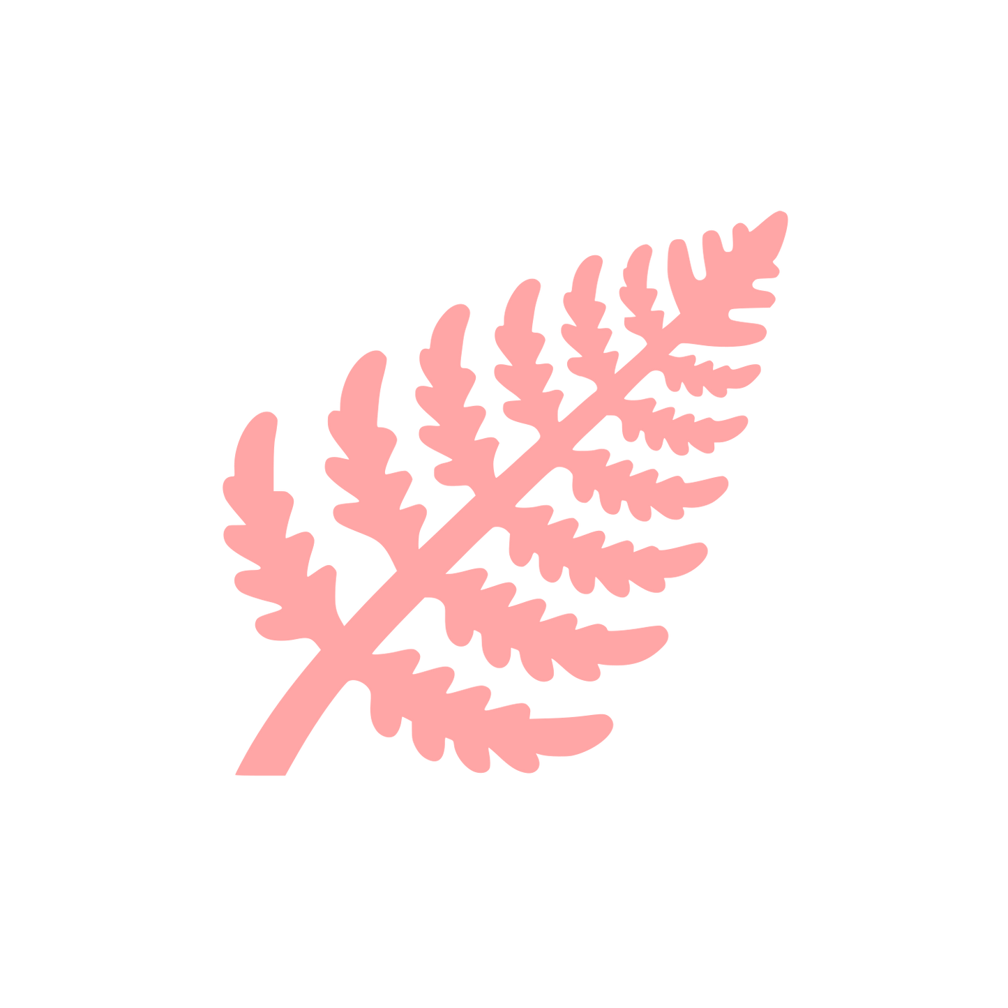 Nature Leaf Logo #ffa6a6