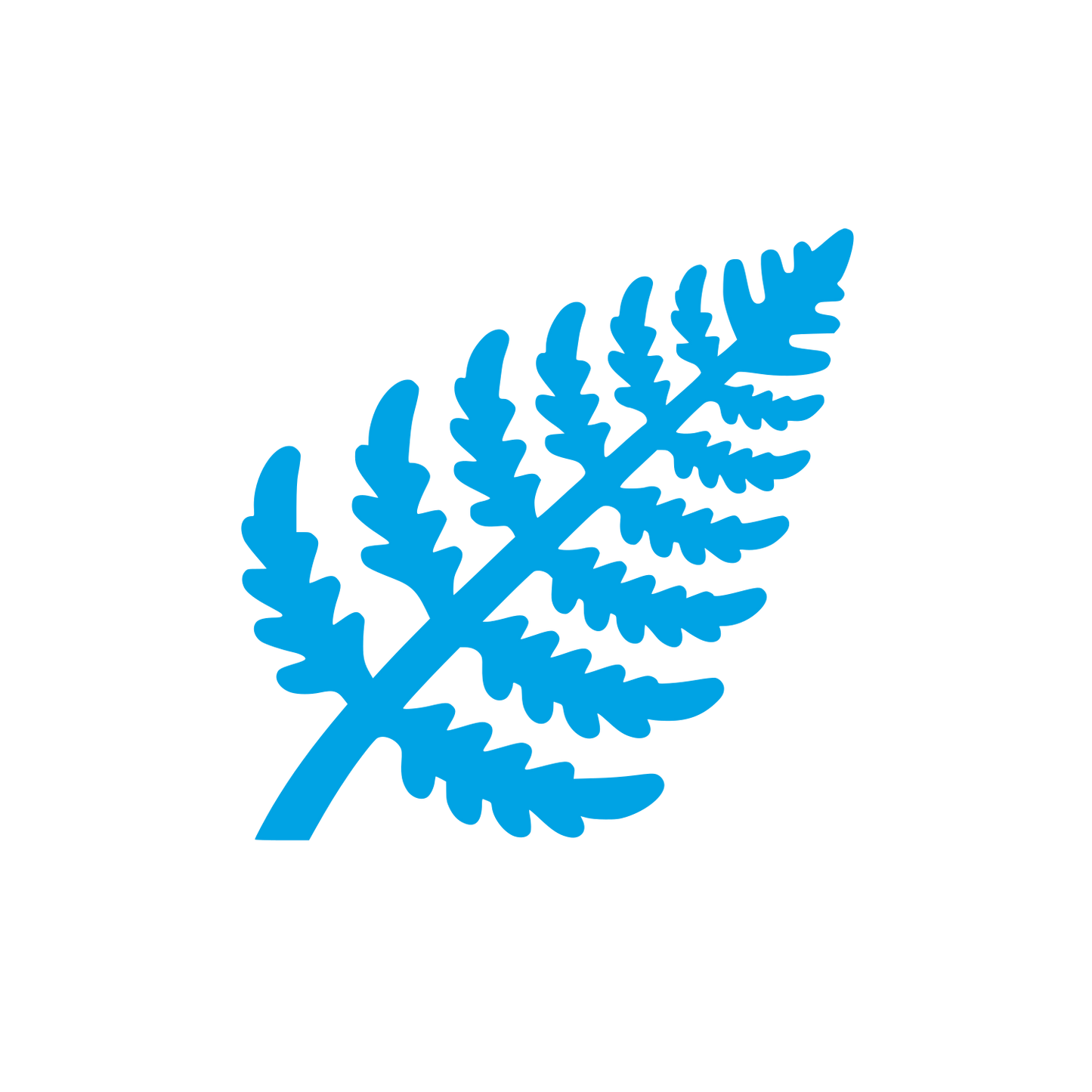 Nature Leaf Logo #00a3e4