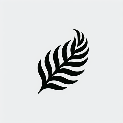 Feather Silhouette Logo