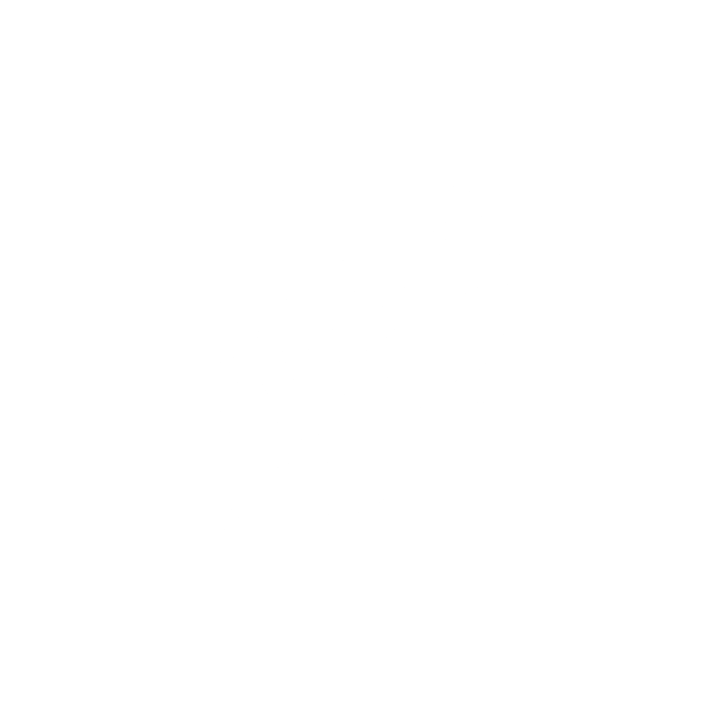 Feather Silhouette Logo #ffffff