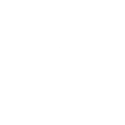 Feather Silhouette Logo #ffffff