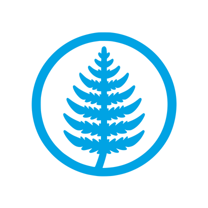 Tree Silhouette Logo #00a3e4