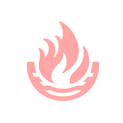 Bold Flame Logo #ffa6a6