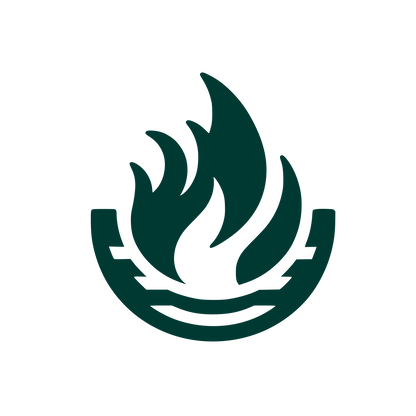 Bold Flame Logo #003932