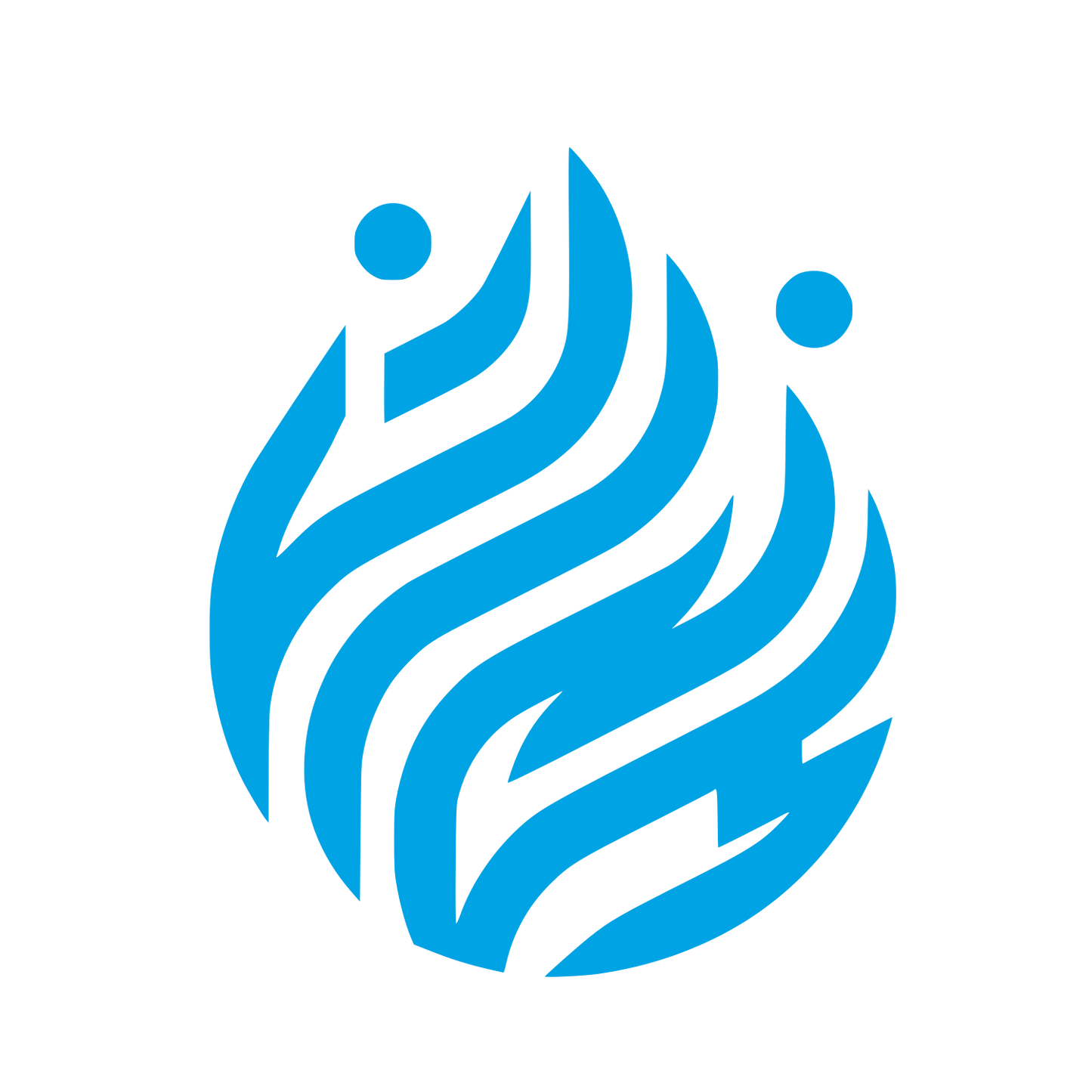 Flame Logo #00a3e4
