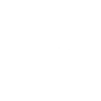Simple Flame Logo #ffffff