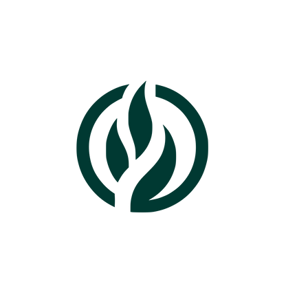 Simple Flame Logo #003932