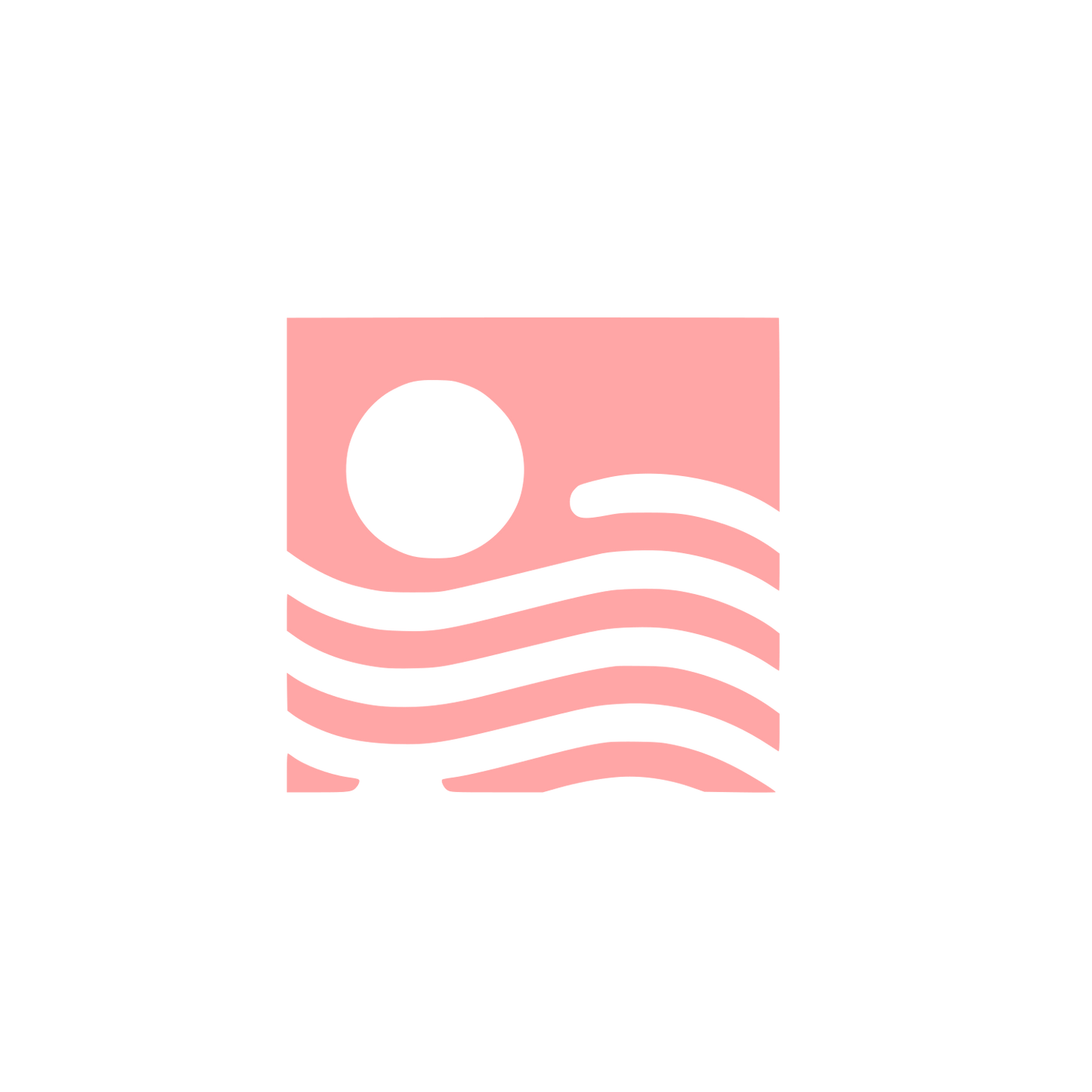 Landscape Water Square  Logo #ffa6a6