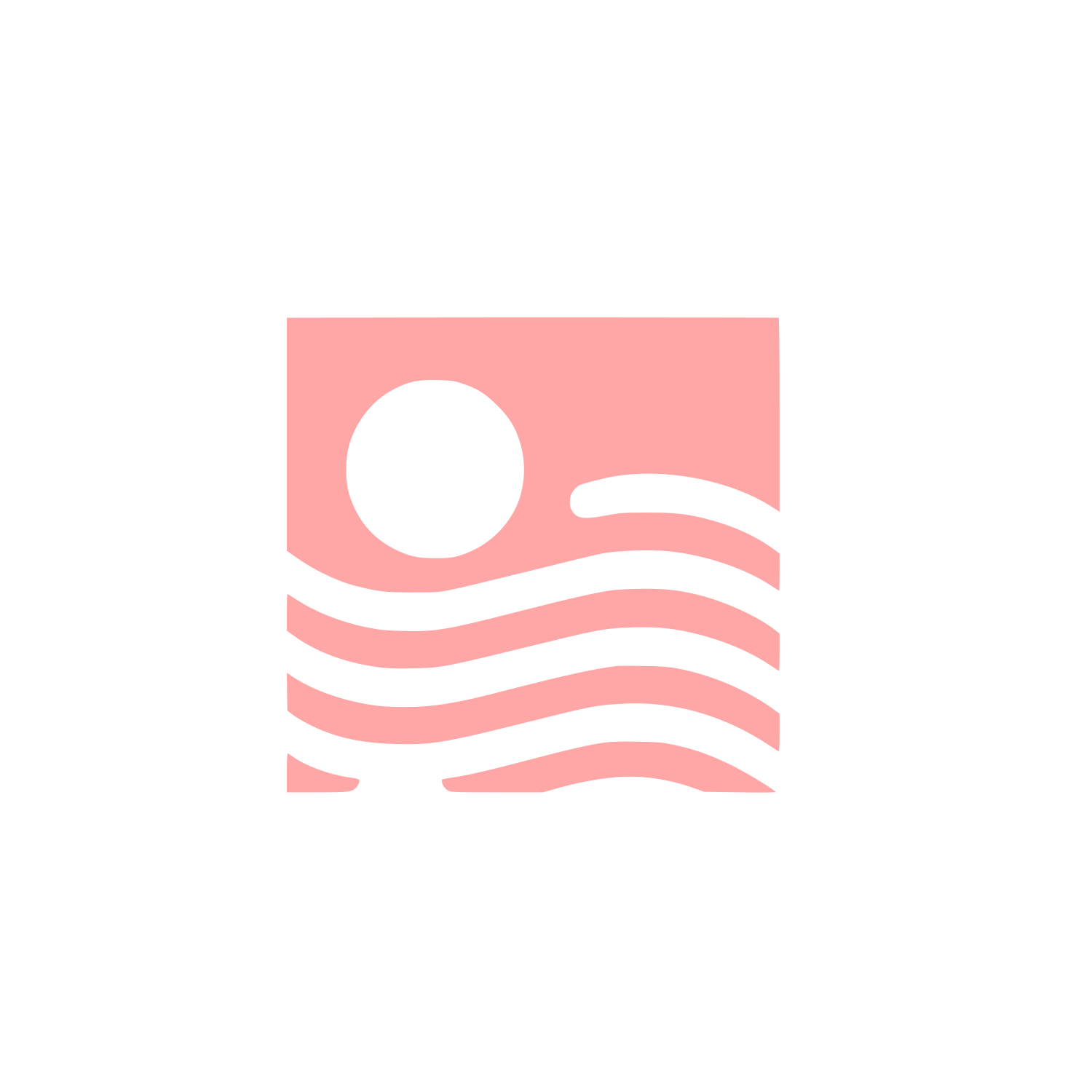 Landscape Water Square  Logo #ffa6a6