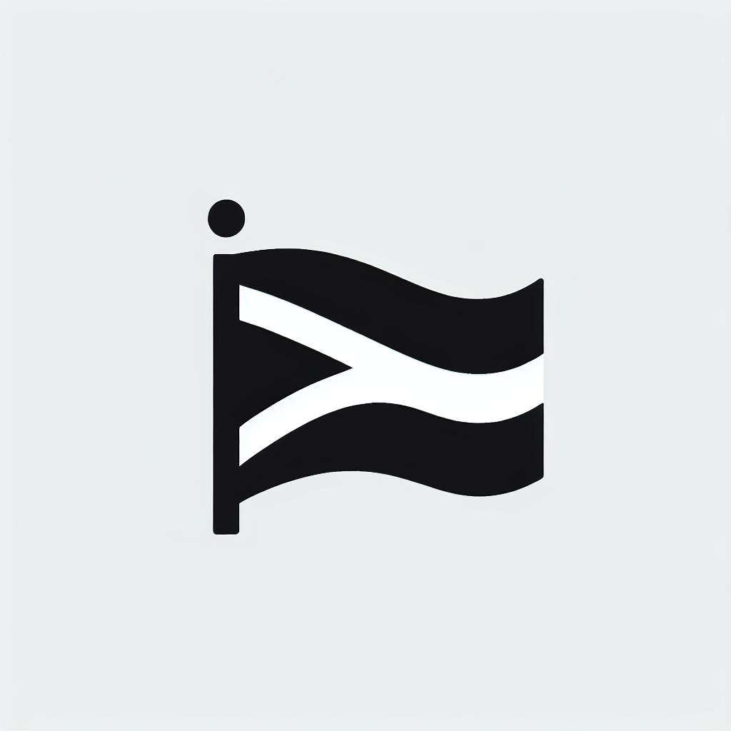 Abstract Flag Logo