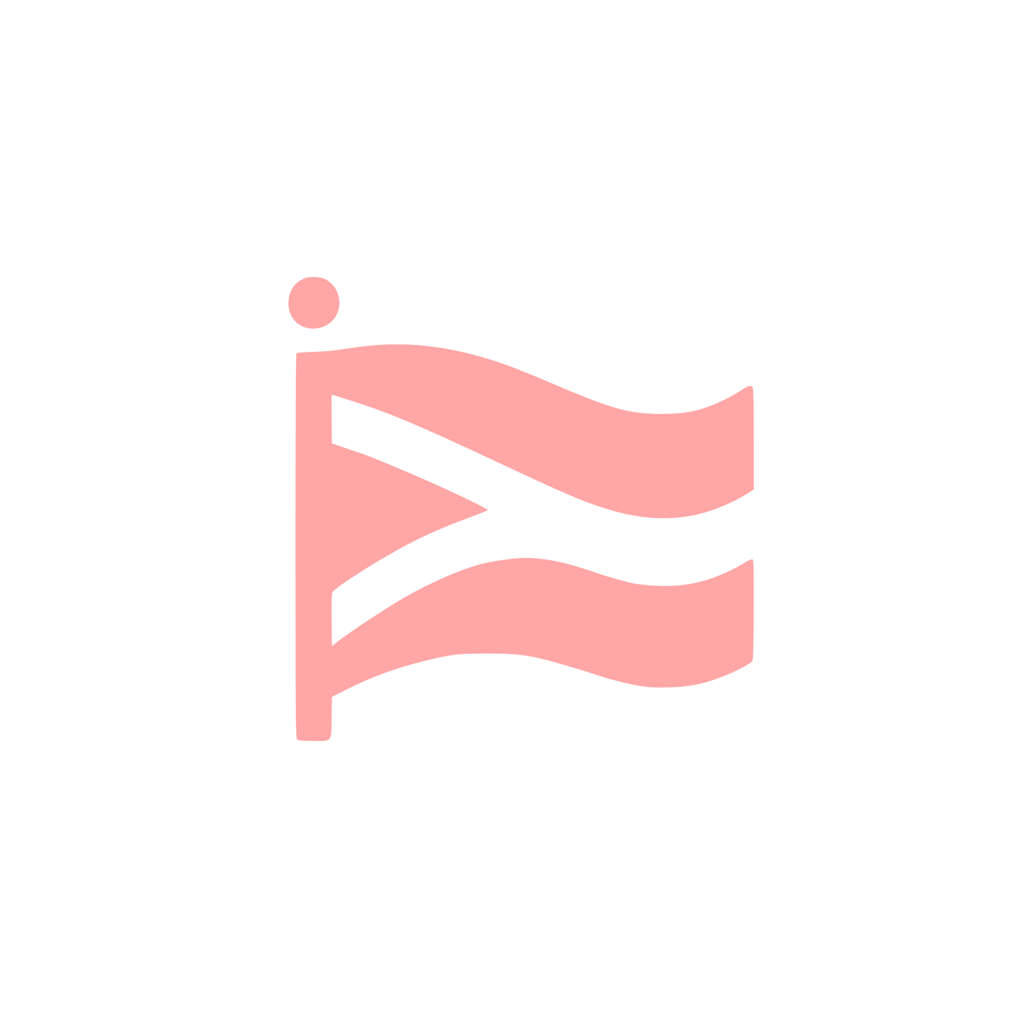 Abstract Flag Logo #ffa6a6