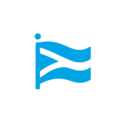 Abstract Flag Logo #00a3e4