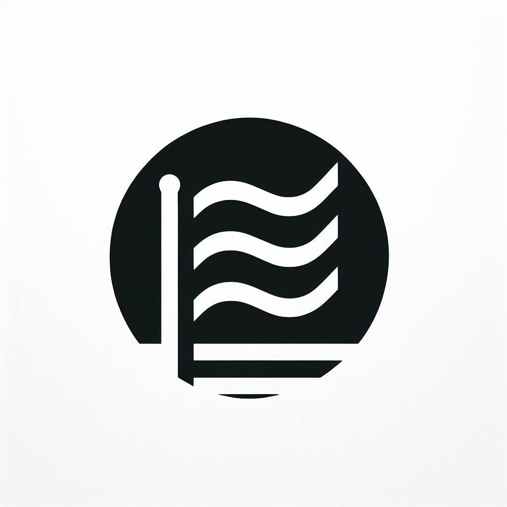 Circular Flag Logo
