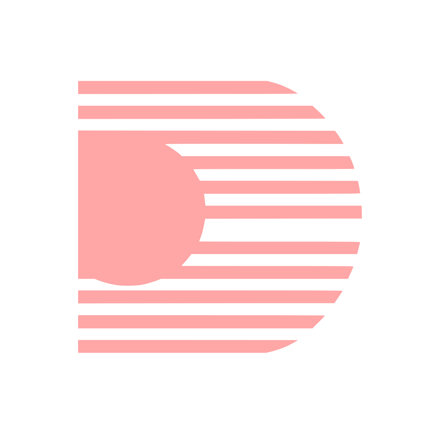 Stripe Flag Logo #ffa6a6