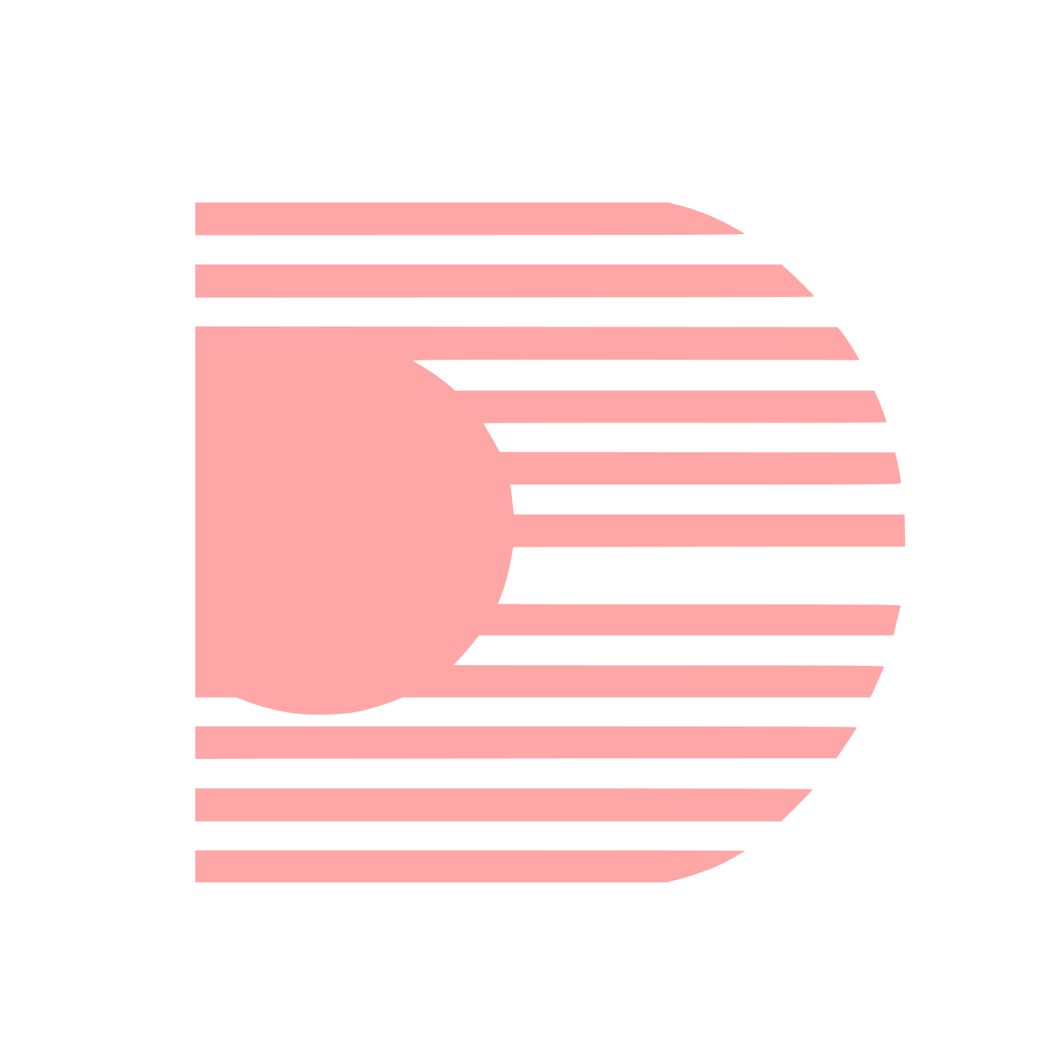 Stripe Flag Logo #ffa6a6