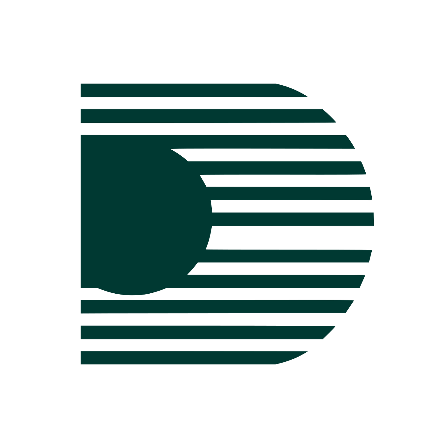 Stripe Flag Logo #003932