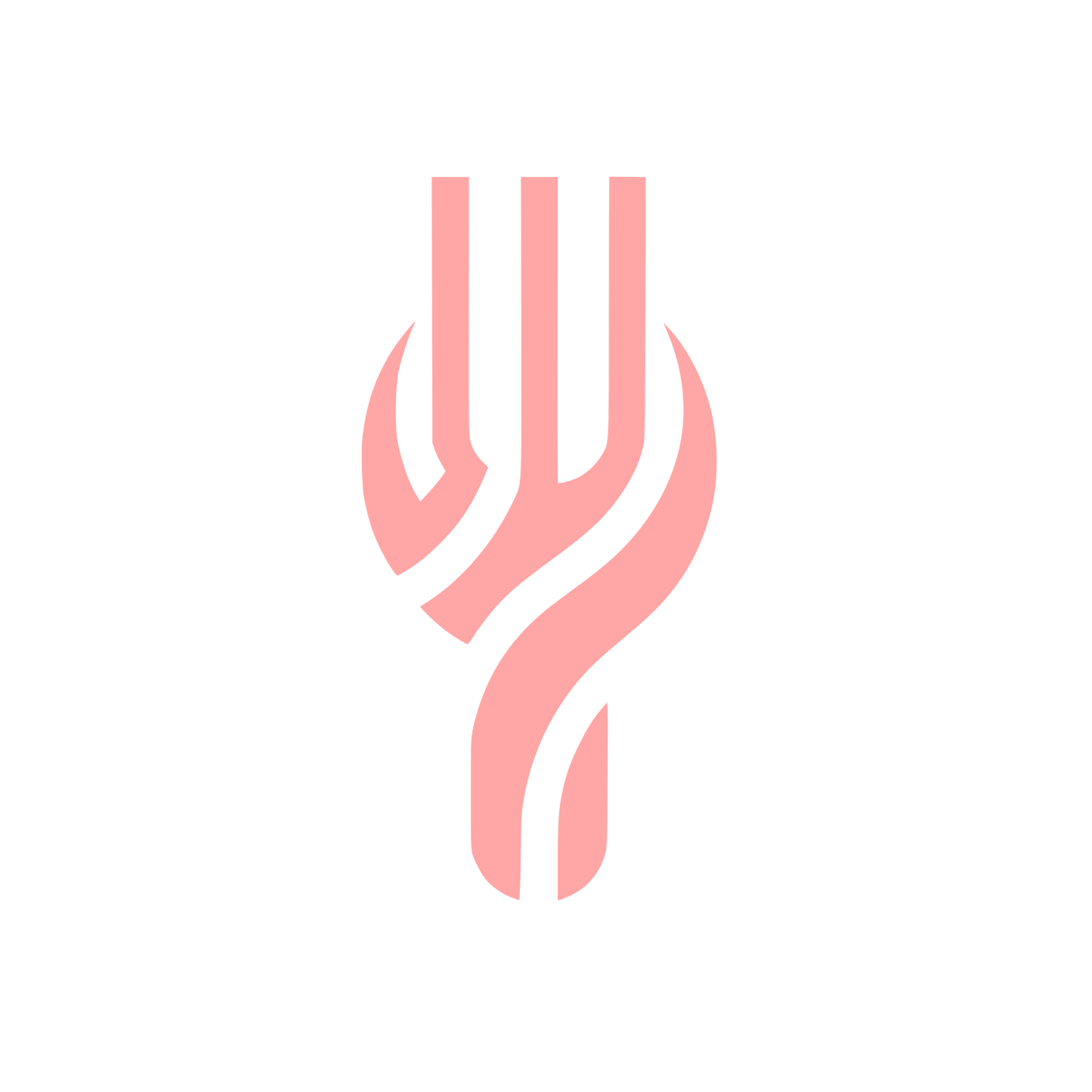 Fork Logo #ffa6a6