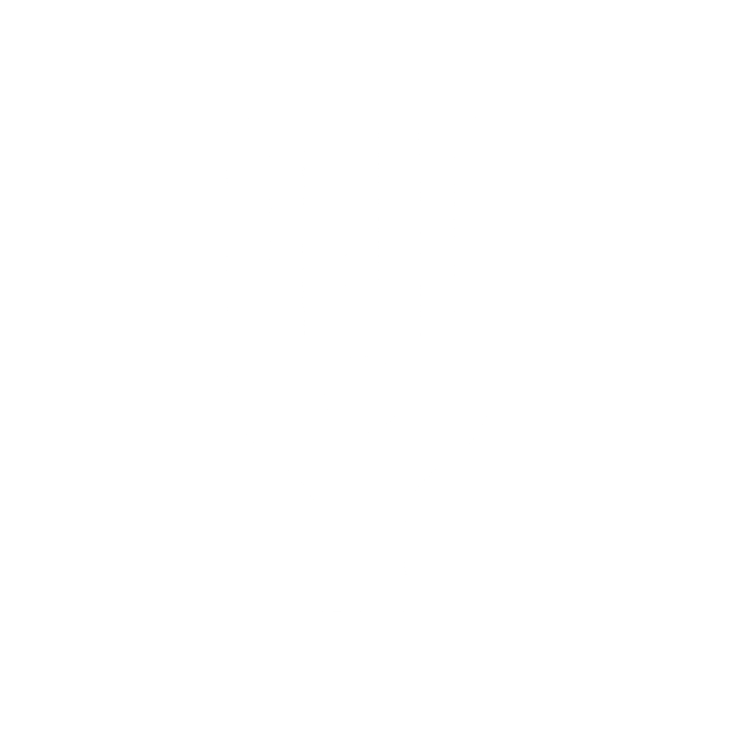 Hand Silhouette Logo #ffffff