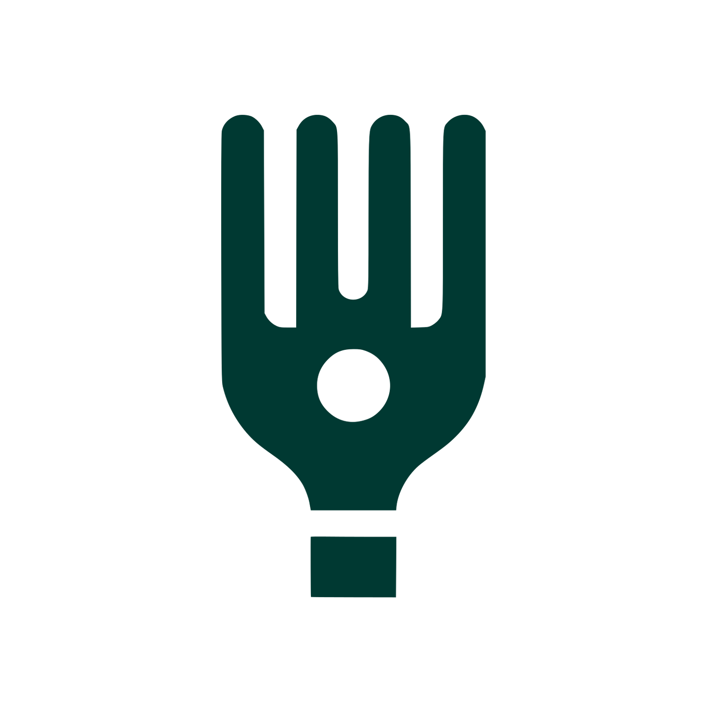 Hand Silhouette Logo #003932