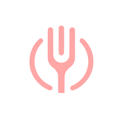 Circular Fork Logo #ffa6a6