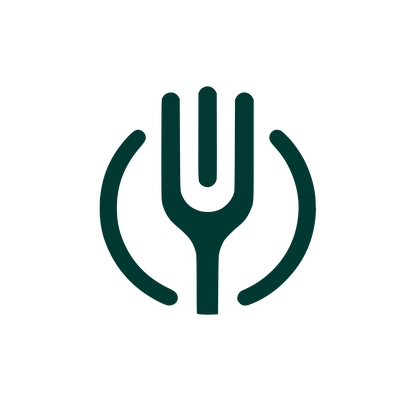 Circular Fork Logo #003932