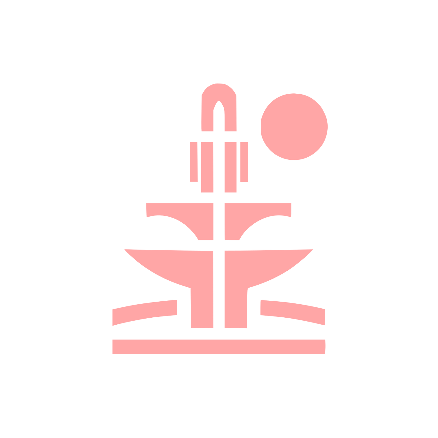 Fountain Logo #ffa6a6