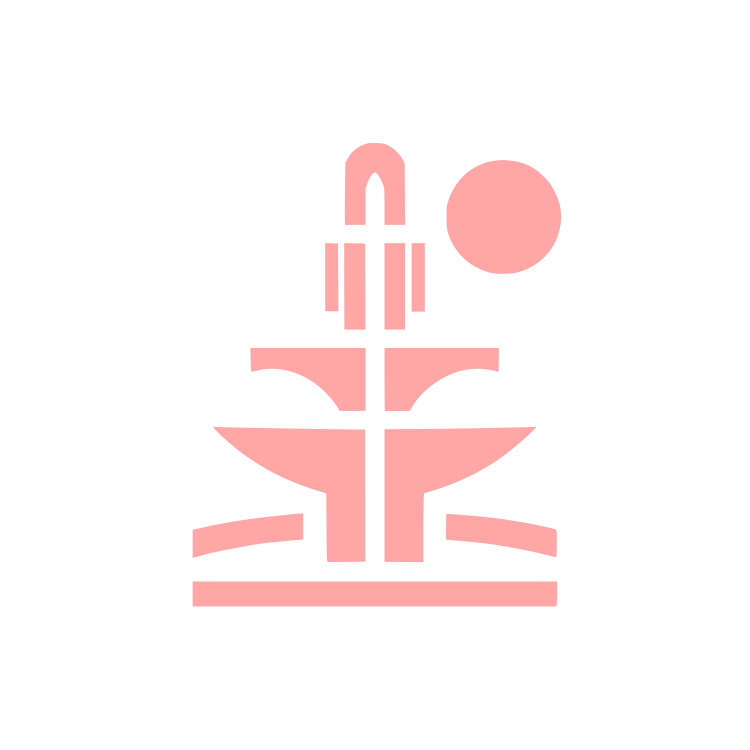 Fountain Logo #ffa6a6