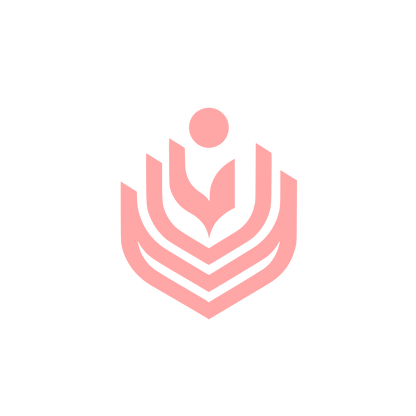 Abstract Fountain Shield Logo #ffa6a6