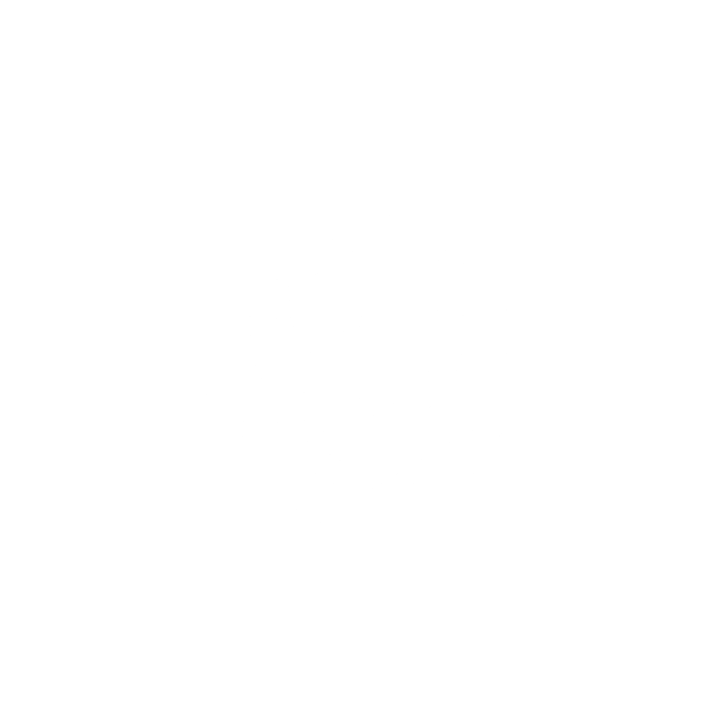 Abstract Fountain Shield Logo #ffffff