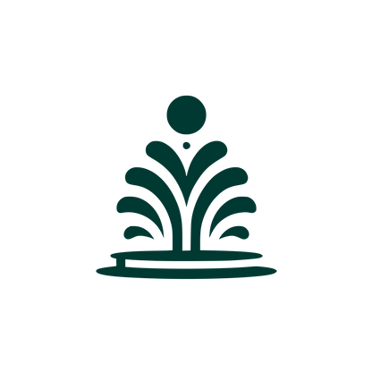 Abstract Fountain Logo #003932