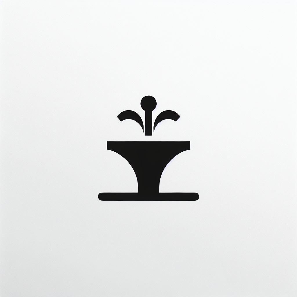 Abstract Fountain Logo