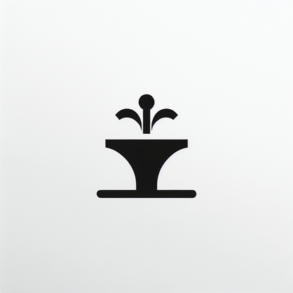 Abstract Fountain Logo
