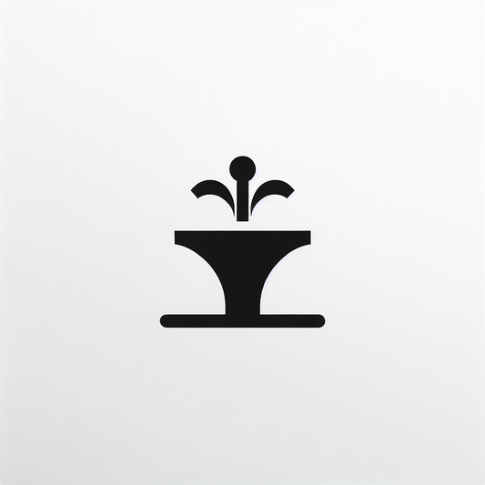 Abstract Fountain Logo