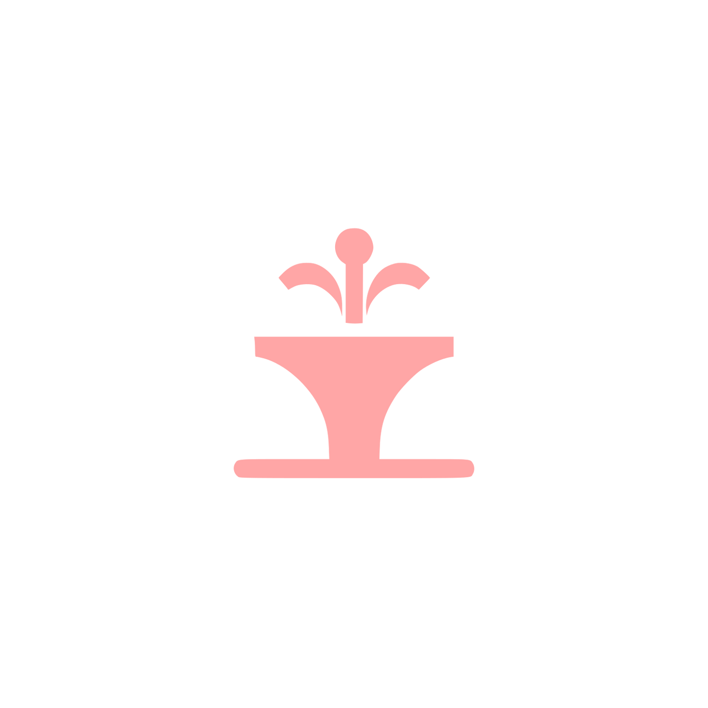Abstract Fountain Logo #ffa6a6