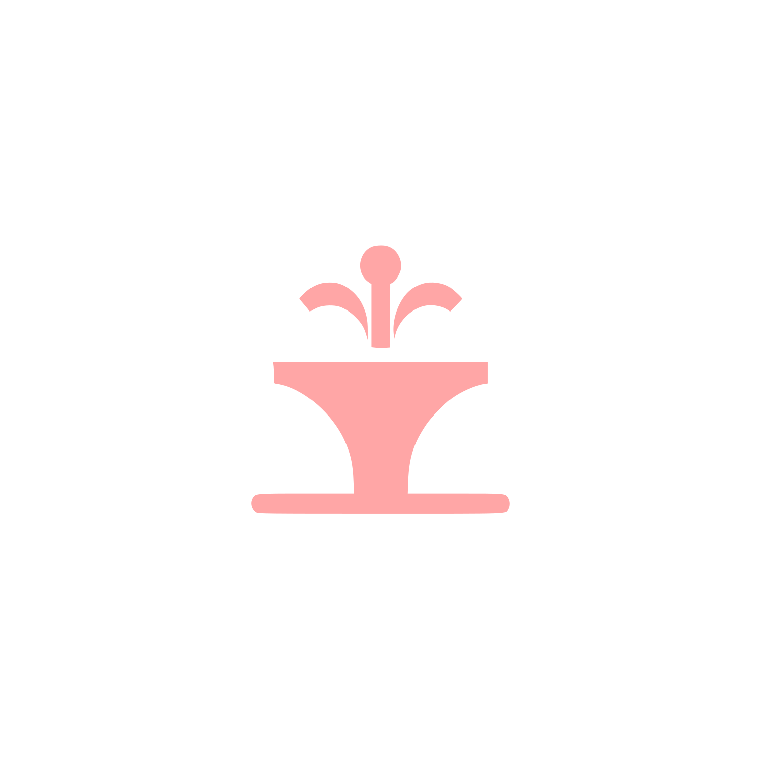 Abstract Fountain Logo #ffa6a6