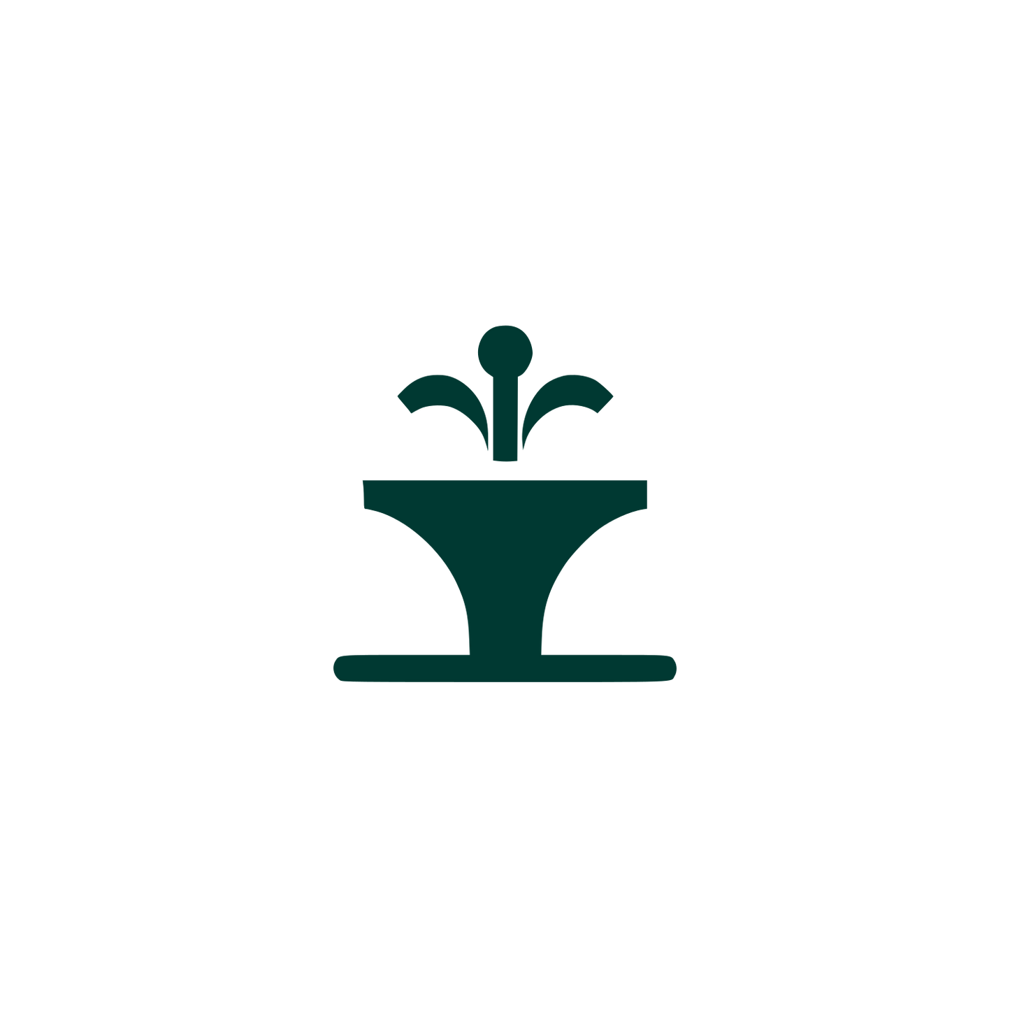 Abstract Fountain Logo #003932