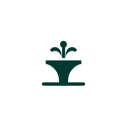 Abstract Fountain Logo #003932
