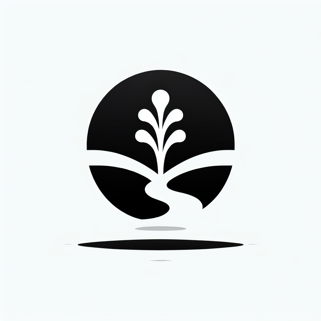 Abstract Fountain Logo