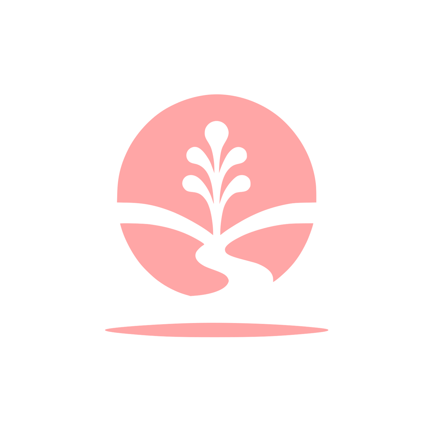 Abstract Fountain Logo #ffa6a6