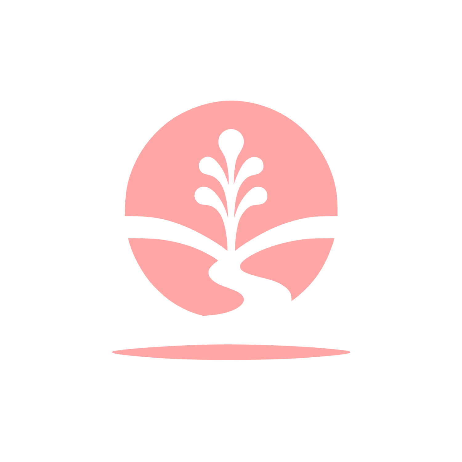 Abstract Fountain Logo #ffa6a6